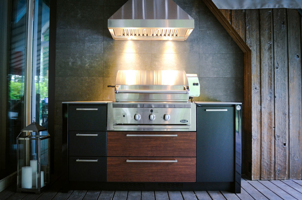 Natur Station Grill Cuisine extérieure et cuisine d'été sur mesure chez Piscines Spas Etchetera