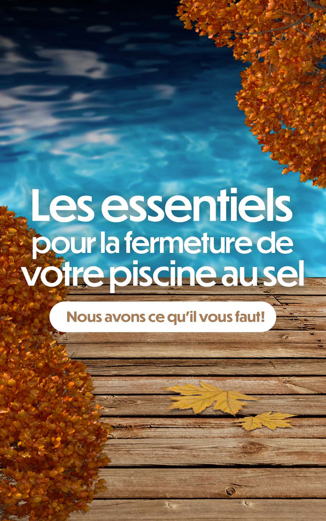essentiels produits chimiques de fermeture de piscine au sel