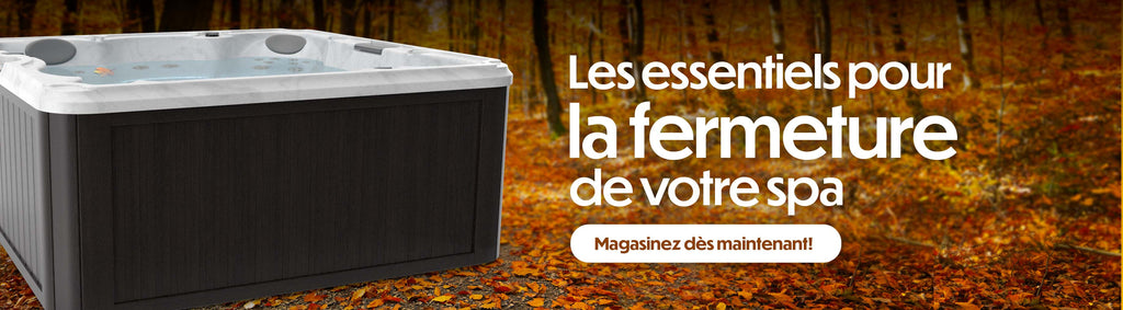 essentiels produits chimiques de fermeture de spa