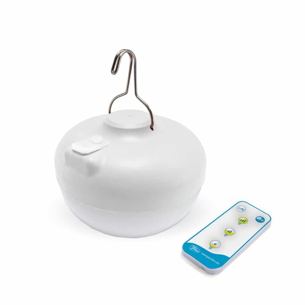 Versatile lighting with Cherry Bulb. Portable, rechargeable, no installation required. Perfect for camping trips. 900 lumens, 6-20hr burn time.