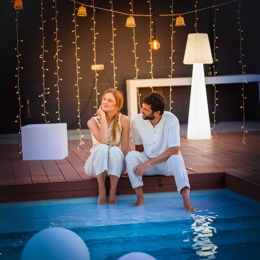 Lola 165, a contemporary floor luminaire from Newgarden, illuminates your space with captivating presence and warmth.