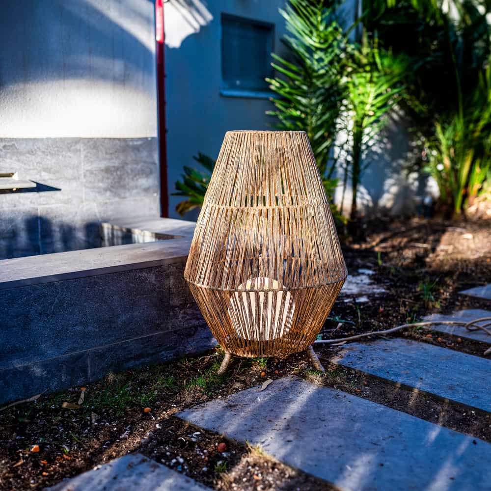Sisine 70 by Newgarden: handcrafted decorative lamp with versatile lighting options. Choose wireless for mobility or in & out for customization.