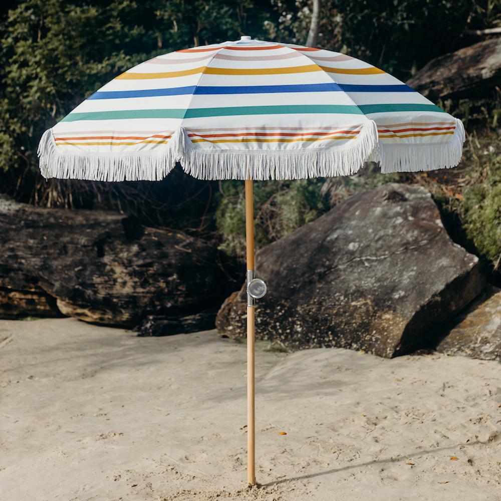 Premium Beach Umbrella  -  Outdoor Umbrellas & Sunshades  by  Basil Bangs