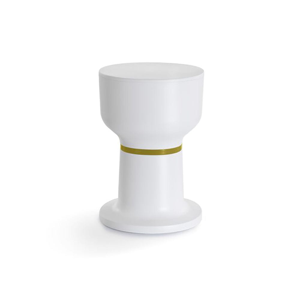 Pa.He.Ko he / white / mustard  -  End Tables  by  TOOU